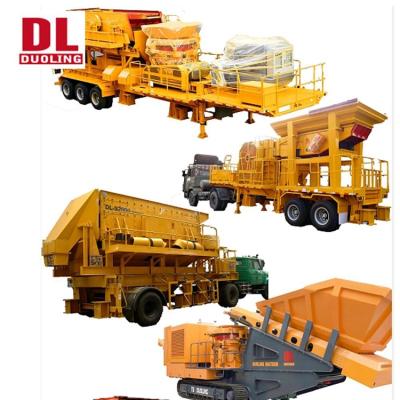 China Easy Operation Mobile Stone Crushing And Screening Plant Jaw Crusher Cone Crusher Impact Crusher Machine VSI for sale