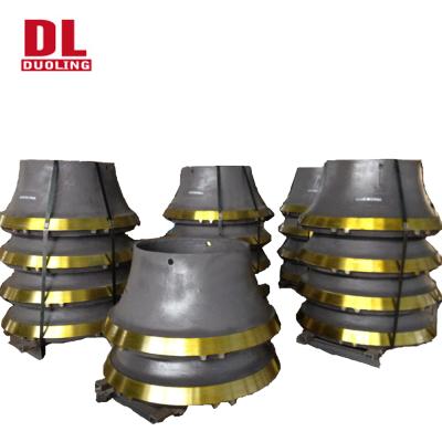 China Quarry ORIGINAL STONE SYMONS CONE CRUSHER WEAR LINERS SPARE PARTS for sale