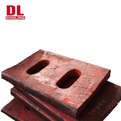 China Large Ratio PE900x1200 Crusher JAW CRUSHER PLATES ROCKING PLATES JAW PLATES for sale