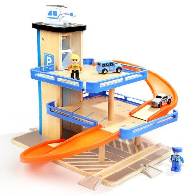 China Garage lot toys topbright pretend play portable garage parking toy garage lot set toys with ASTM EN71 TEST for sale