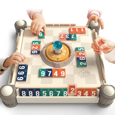 China Ailuo educational game - parent-child logical thinking parent-child family mathematical game number rush family educational games for sale