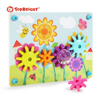 China Topbright Creative Educational Wooden Button Nail Large Modular Toys Practice Speed ​​Puzzle Kids Fun Game for sale