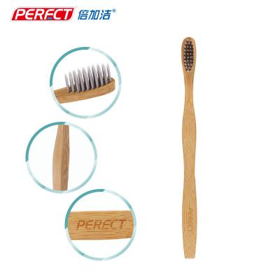 China Disposable Adult Toothbrush Around Wholesale Bamboo Soft Disposable Toothbrush Set Manufacturer for sale