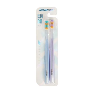 China PERFCT Couples Toothbrush Dental Care Oral Soft Distressed Adorning Nano Teeth Brush Hard Cheap Toothbrush China Travel Adult for sale