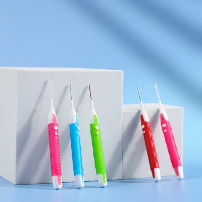 China PP+TPR PERFCT OEM I shape brush interdental brush tepe dental care interdental toothbrush for sale