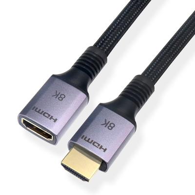 China Camera Extension Cable 8K 60Hz HDMI 4K 120Hz 48Gbps Male To Female Ultra High Speed ​​HDMI Extender Cord Compatible With TV Stick Xbox for sale