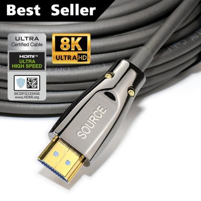 China Compatible With HDMI 4k Factory OEM / Luxury Odm 8K Hdmi Cable Male To Hdmi Male 48Gbps 10m Ultra Long 2.1V HDTV Kabel 3 Meter Fiber Optic Hdmi Cable for sale