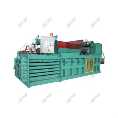 China Easy Operation Hydraulic Baler For Waste Paper Plastic Horizontal Side Opening Baler for sale