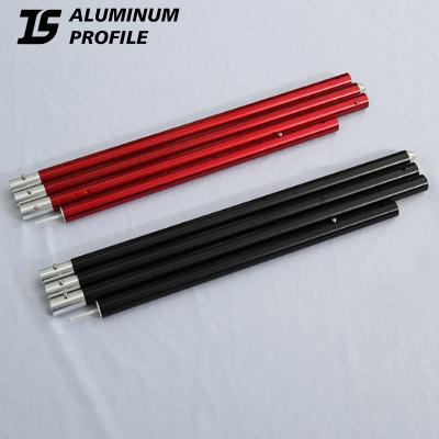 China Fishing/Tent/Camp/Railing/Decoration - Diameter Of Cheap 22 Mm Telescoping Aluminum Camping Tent Telescopic Pole for sale