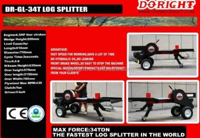 China SPLIT 34T WOOD Mechanical Log Splitter DR-GL-34T for sale