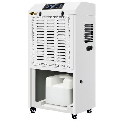 China 120ã Ž ¡ ~150ã Ž ¡ /1290~1614sqft Portable Timber Drying Dehumidifier Air Dryer with Handle for Warehouse Emergency Drying for sale