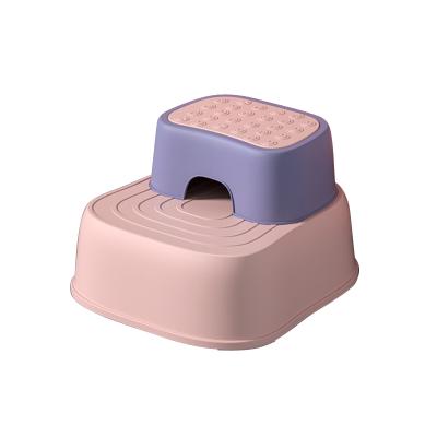 China (Size)Hot Selling Adjustable Double Layer Kids Detachable Foot Stool Plastic Kids Stool Baby Toilet Step Stool for sale