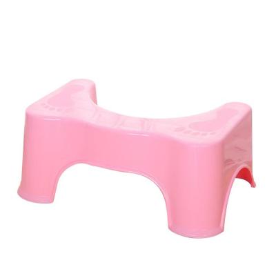 China Wholesale Stackable Single Layer Non-slip U-shape Plastic Foot Sneaks Toilet Potty Stool for sale