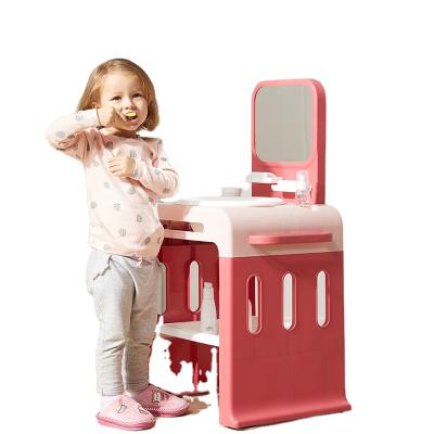 China Wholesale Customized Multi Fuction Good Quality 46*40*90cm Baby Wash Multifunctional Plastic Gargle Table for sale