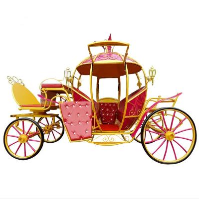 China Cinderella Factory Outlet Custom Wedding Pumpkin Horse Cart Pumpkin Horse Cart Guided Wedding Pumpkin Cart with Errors for Sale for sale