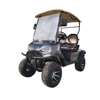 China Unique design new comer golf place golf cart park amusements electric golf sightseeing car raised golf buggy on sale for sale