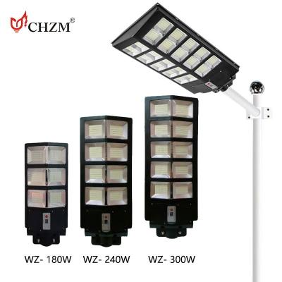 China HIGHWAY Road Lighting Motion Sensor Lights Waterpoof Ip65 300w All In One Solar Led Street Light With Pole for sale