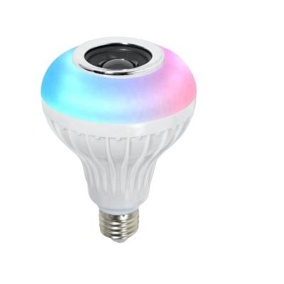 China Tropical music light bulb E27 RGB led bulb with wireless speaker and remote music game lamp speaker smart bulb for sale