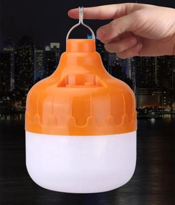 China CHZM Residential Free Sample 10w 20w 30w Led Outdoor Camping Emergency Light Rechargeable Bulb for sale