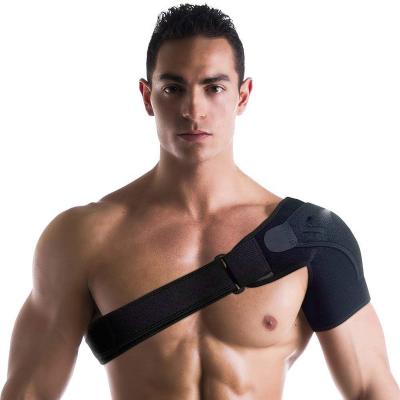 China Shoulder Brace ZRWM07 Shoulder Brace Rotator Slap Support Shoulder Compression Sleeve with Pressure Pad for Men and Women for sale