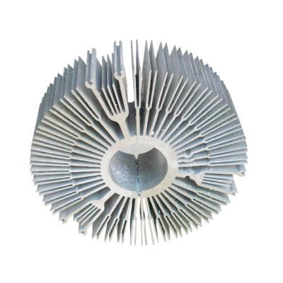 China LED Circular Led Aluminum Extrusion Heat Sink Profile for sale