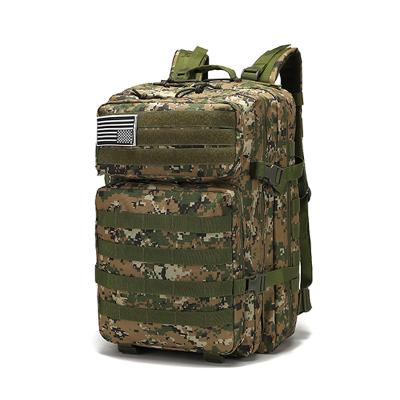 China Waterproof Custom US Green Military Backpack Camping Army Tactical Bag for sale