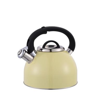 China Sustainable Stainless Steel Whistling Tea Kettle For Camp for sale