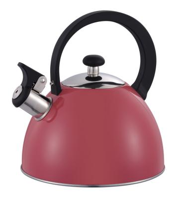 China Sustainable Hot Selling 304 Stainless Steel Whistling Tea Kettle For Camp for sale