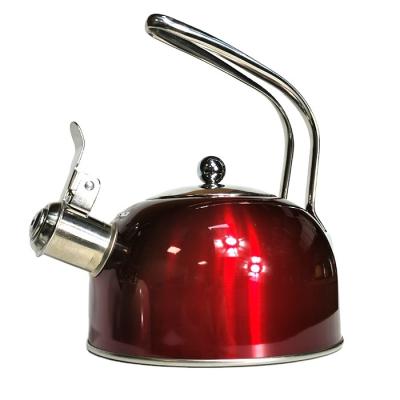 China 304 201 viable accept customization wholesale Guangdong tea stainless steel whistling kettle for sale