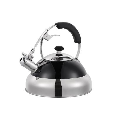 China Viable Guangdong Stainless Steel Whistling Kettle Tea Kettle Fashion Kettle for sale