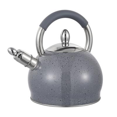 China Sustainable kitchenware cookwarestainless steel whistling tea kettle for sale