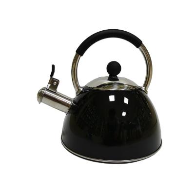 China Sustainable High Quality Heat Resistant Coating 304 Stainless Steel Water Whistling Tea Kettle for sale