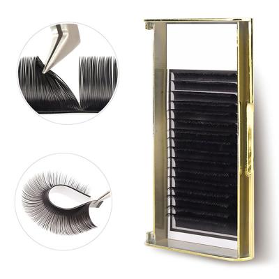 China Best Selling Best Quality PBT Synthetic Hair 2021 Classic Eyelashes Korean Fiber Eyelash Extension 6-25mm Length for sale