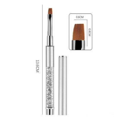 China NAIL Nail Set Brush for Art Color Drawing Draw Line Carving Pen with Flat Drill Round Head for sale