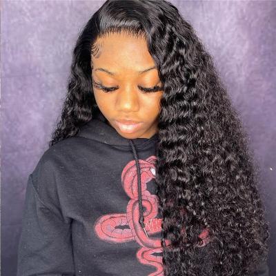 China Raw Wave 180% Density HD Full Lace Hair Wigs For Colored Women,Wholesale HD Transparent Brazilian Virgin Hair Lace Front Wigs for sale