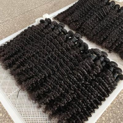 China Wholesale Raw Deep Wave Luxuve Virgin Cuticle Aligned Hair, Hair Weave Bundle, 100% Brazilian Remy Hair Bundles for sale