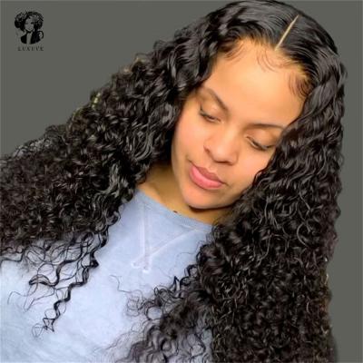 China Wholesale Luxuve Full Hd Deep Wave Lace Wig, Deep Lace Front Human Hair Wig, Brazilian Wave Wigs With Closure for sale