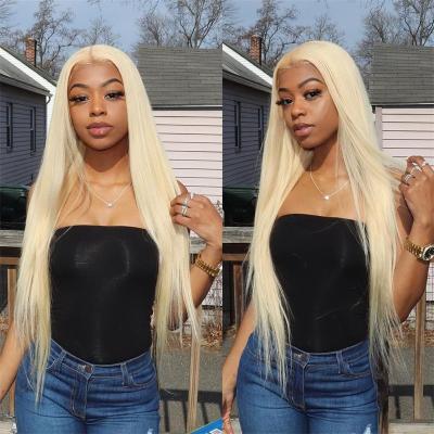 China Straight 613 Closure Wigs For Women Virgin Hair Color Cuticle Aligned Hair Hd Blonde Lace Front Wig Straight 613 Full Lace Wigs for sale