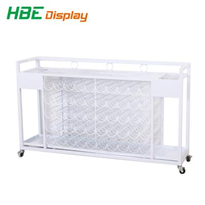 China Eco - Friendly Customized Umbrella Display Rack , Cheap Metal Umbrella Display Stand for sale