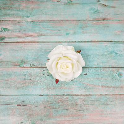 China Minimalist Artificial Flowers Rose 4.3inch Party Artificial Head Rose Silk Rose Wall Flower Custom Or Standard for sale