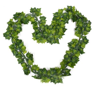 China Eco-Friendly Faux Green Decor Greenery Materials 90.5Ft Ivy Leaves Artificial Ivy Garland Plant Hanging Vine For Indoor Outdoor Wall Party Decoration for sale