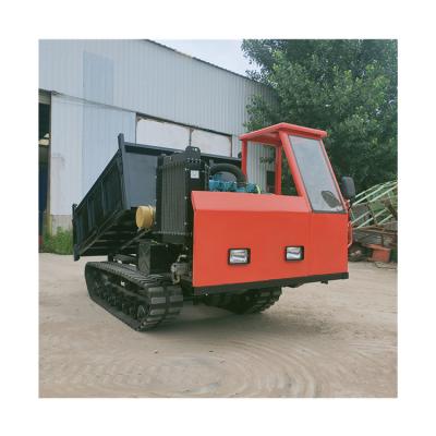 China Manufacturer Supply Lifting Type Mini Crawler Dumper Caterpillar Transporter of building material stores for sale