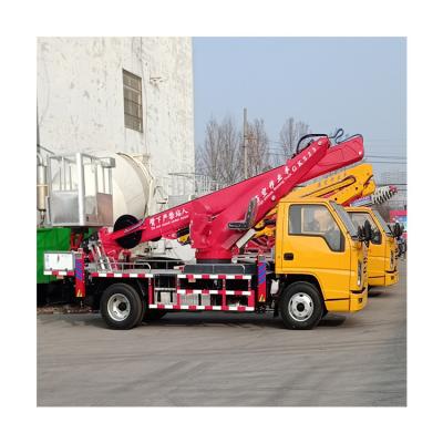 China Best Seller High Altitude Working Mounted Platform Aerial Work Truck 4 - 6L for sale