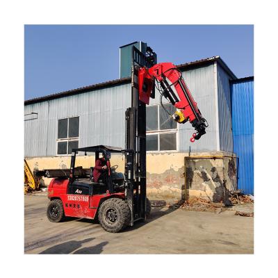 China TRUCK CRANE China Factory Good Quality Lift Platform Boom Jib Forklift Truck Crane for sale