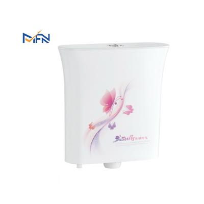 Cina Double-flow construction or rental use thickened water-saving wall-mounted flush toilet ultra-quiet plastic gravity water tank in vendita