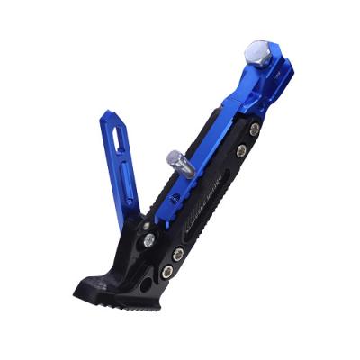 China CNC Metal Motorcycle Foot Kickstand Electrombile Automotive Interior Adjustable Kick Side Stand for sale