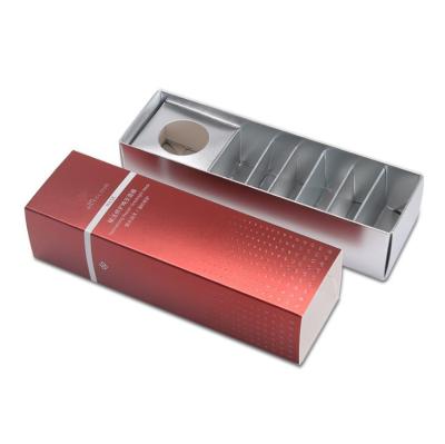 China Recycled Materials Yuteng Cardboard Custom Paper Box For Skin Care Cosmetics Packaging Box With Gold Foil Stamping for sale