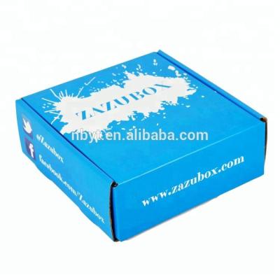 China Recyclable custom printed coloreddie kraft paper cut corrugated mailer box for sale