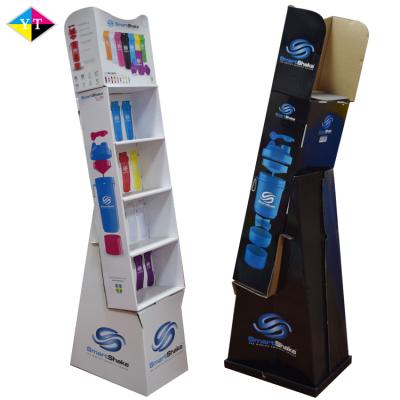 China Custom recycled materials, product display rack, hardboard, multi-color printing, cheap, high quality for sale