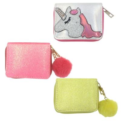 China RU Coin Purse Waterproof Hot Selling Custom Unicorn Wallet Kids Clutch Bag Student Bag Ladies Wallet Cute Colorful Zero Zipper Short Bag Custom Factory for sale